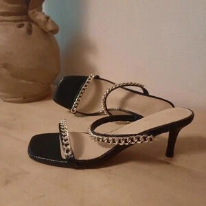 Square chain high heels size 8